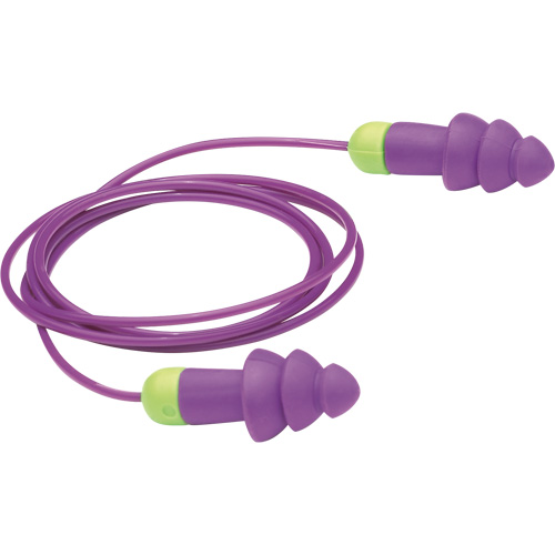 Bouchons d'oreilles r&eacute;utilisables Rockets, Avec cordon, Vrac - Sac en poly, 27 dB NRR, Taille unique Southpoint Industrial Supply