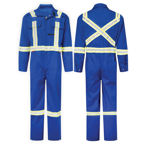 Nomex&reg;Essential 6 oz. Deluxe Coveralls, Size 34, Royal Blue Southpoint Industrial Supply