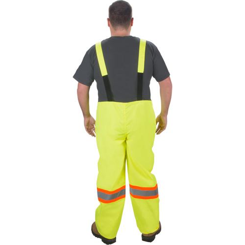 Salopette imperm&eacute;able RZ1000, Polyester, Petit, Jaune lime haute visibilit&eacute; Southpoint Industrial Supply