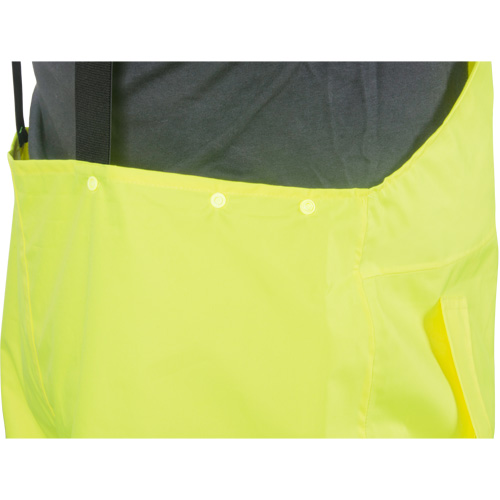 Salopette imperm&eacute;able RZ1000, Polyester, Petit, Jaune lime haute visibilit&eacute; Southpoint Industrial Supply