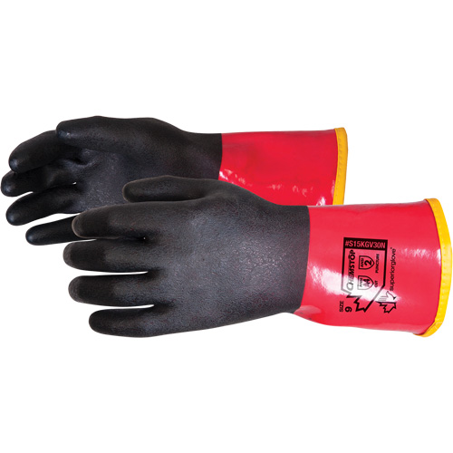 Chemstop Extreme Comfort Gloves, Size 7, 12" L, Nitrile/PVC, 30-mil Southpoint Industrial Supply