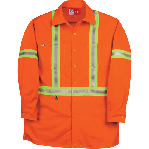 Westex UltraSoft&reg; Industrial Work Shirt, Medium (Tall), Orange Southpoint Industrial Supply
