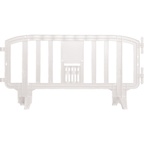 Movit Barricade, Interlocking, 78" L x 39" H, White Southpoint Industrial Supply