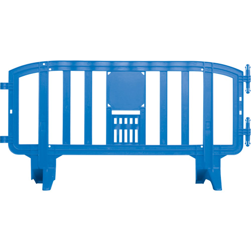 Movit Barricade, Interlocking, 78" L x 39" H, Blue Southpoint Industrial Supply