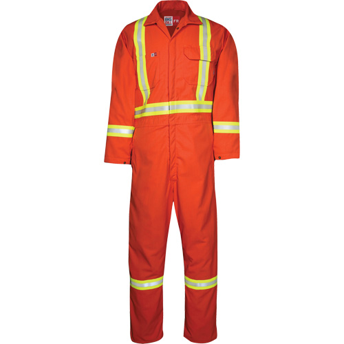 Westex UltraSoft&reg; Unlined Coveralls, Size Medium (Tall), Orange, 8.7 cal/cm² Southpoint Industrial Supply