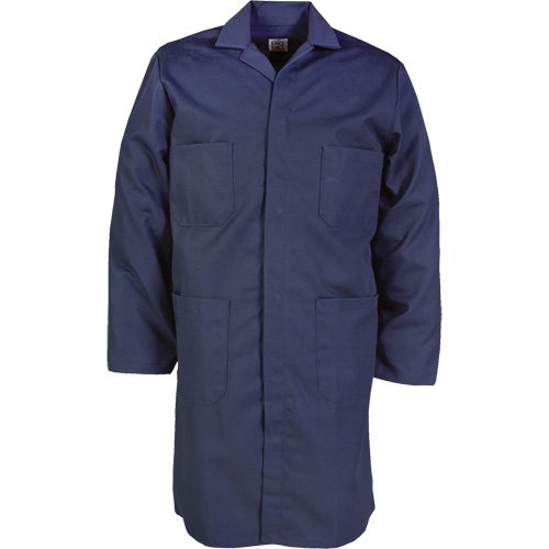 Sarrau de laboratoire, Poly-coton, 32, Bleu marine Southpoint Industrial Supply