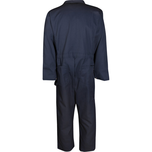Twill Workwear Deluxe Coveralls, Men's, Navy Blue, Size 36 Southpoint Industrial Supply
