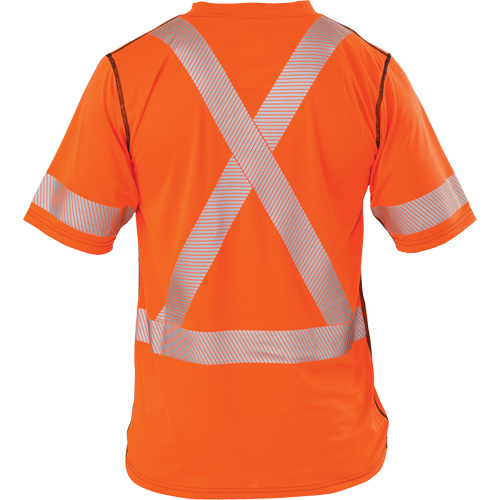 T-shirt &agrave; manches courtes haute visibilit&eacute; Polartec Power Grid, Polyester, 4T-Grand, Orange Southpoint Industrial Supply