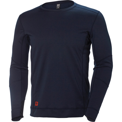 Lifa&reg; Max Moisture-Wicking Crewneck Undershirt, Men's, X-Small, Navy Blue Southpoint Industrial Supply
