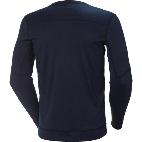 Lifa&reg; Max Moisture-Wicking Crewneck Undershirt, Men's, X-Small, Navy Blue Southpoint Industrial Supply