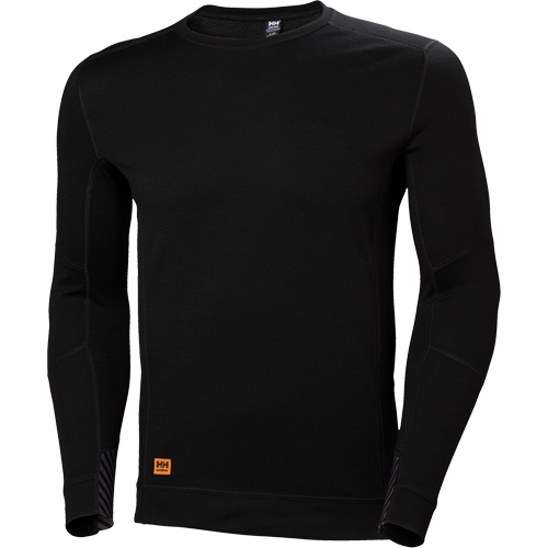 Maillot thermique &agrave; col rond &eacute;vacuant l'humidit&eacute; Lifa Max, Hommes, 2T-Grand, Noir Southpoint Industrial Supply