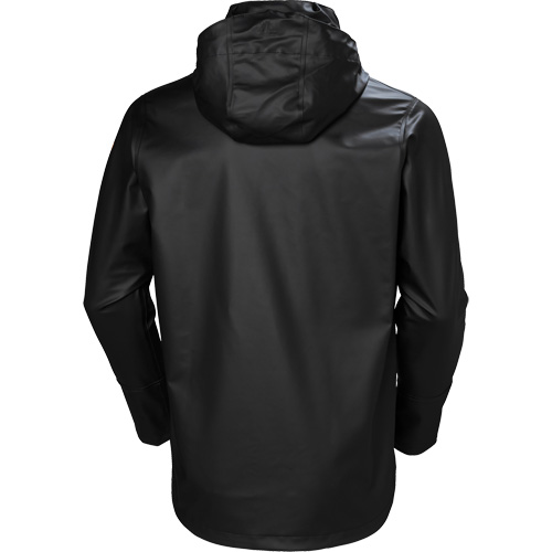 Gale Rain Jacket, Polyester/Polyurethane, X-Small, Black Southpoint Industrial Supply