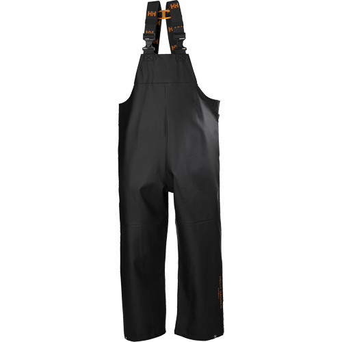 Gale Rain Bib Pants, 3X-Large, Polyester, Black Southpoint Industrial Supply