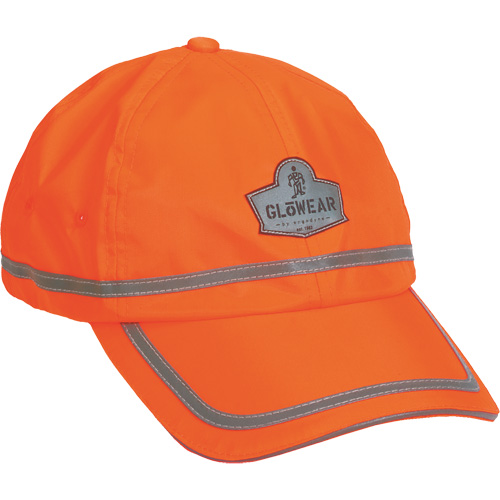 GloWear&reg; 8930 High Visibility Baseball Cap, High Visibility Orange, Polyester Southpoint Industrial Supply