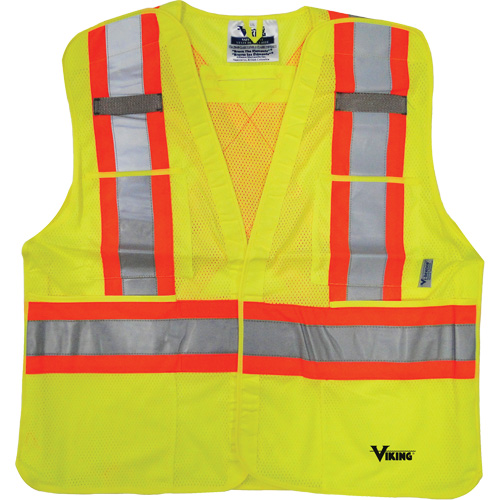 Veste de s&eacute;curit&eacute;, Jaune lime haute visibilit&eacute;, 2T-Grand/3T-Grand, Polyester Southpoint Industrial Supply
