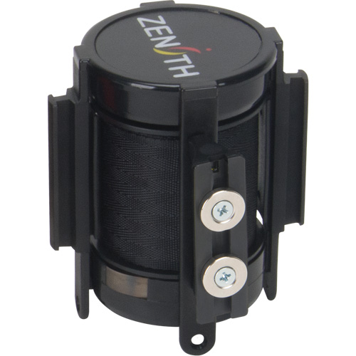 Cassette de ruban magn&eacute;tique pour barri&egrave;re de contr&ocirc;le des foules personnalis&eacute;e, 7', Ruban Noir Southpoint Industrial Supply