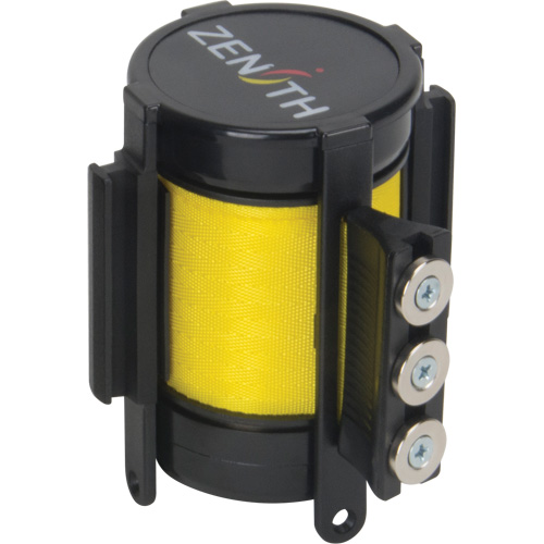 Magnetic Tape Cassette for Build-Your-Own Crowd Control Barrier, 12', Yellow Tape Southpoint Industrial Supply