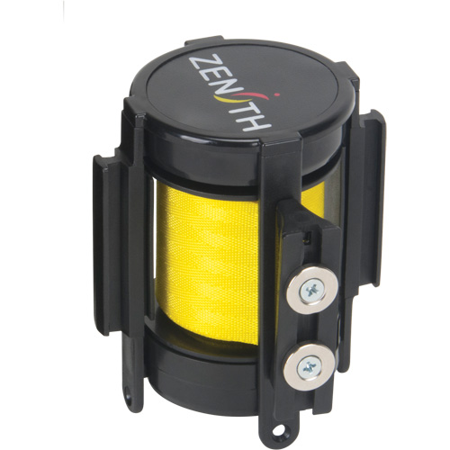 Magnetic Tape Cassette for Build-Your-Own Crowd Control Barrier, Caution Do Not Enter, 7', Yellow Tape Southpoint Industrial Supply