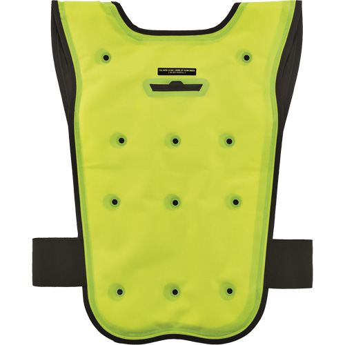 Chill-Its&reg; 6687 Economy Dry Evaporative Cooling Vest, Large/X-Large, High Visibility Lime-Yellow Southpoint Industrial Supply