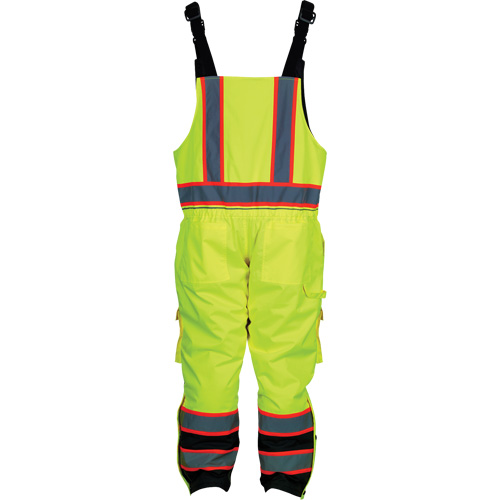 Combinaison isol&eacute;e, Polyester/Polyur&eacute;thane, Petit, Jaune lime haute visibilit&eacute; Southpoint Industrial Supply