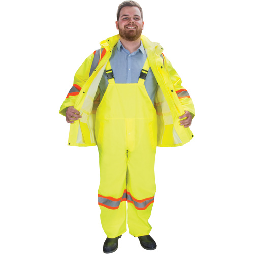 RZ1000 Rain Suit, Polyester, Small, High Visibility Lime-Yellow Southpoint Industrial Supply