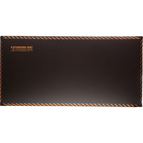 Anti-Fatigue Standing Mat, Smooth, 18" x 36" x 1", Black, Rubber Southpoint Industrial Supply