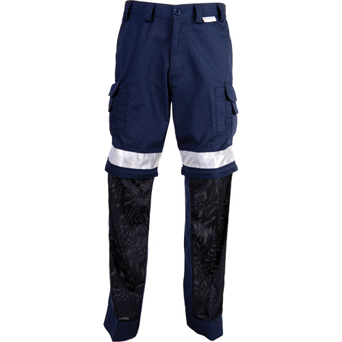 High Visibility Pants, Poly-Cotton, 32, Navy Blue Southpoint Industrial Supply