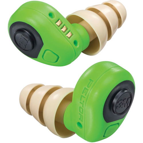 Bouchons d'oreilles &eacute;lectroniques Peltor, Sans cordon, Paire - Boîtier en plastique, 23 dB NRR, Grand/Moyen/Petit Southpoint Industrial Supply