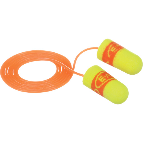 Bouchons d'oreilles SuperFit E-A-Rsoft, Paire - Sac en poly, Avec cordon Southpoint Industrial Supply