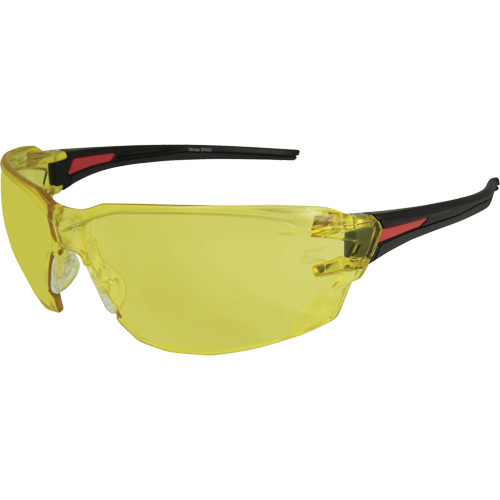 Lunettes de s&eacute;curit&eacute; Nevosa, Lentille Jaune, Anti-&eacute;gratignures, R&eacute;pond ou surpasse la norme CSA Z94.3 Southpoint Industrial Supply