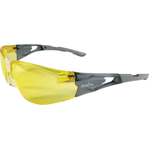 Z2900 Series Safety Glasses, Amber Lens, Anti-Scratch, ANSI Z87+/Meets/Exceeds CSA Z94.3 Southpoint Industrial Supply