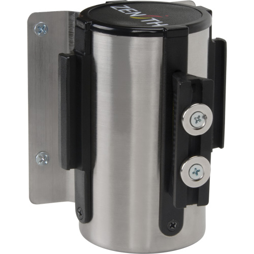 Wall Mount Barrier with Magnetic Tape, Steel, Screw Mount, 7', Blue Tape Southpoint Industrial Supply