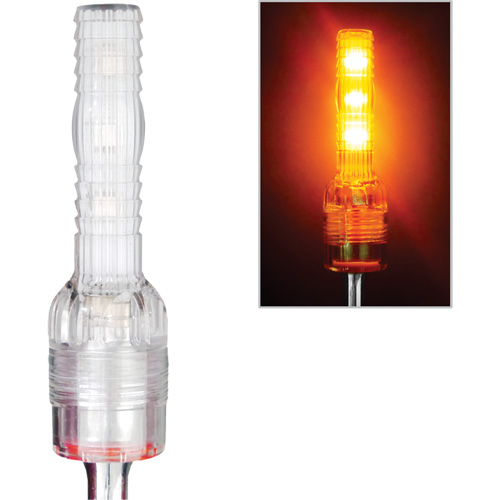 Tiges de s&eacute;curit&eacute; avec lumi&egrave;re DEL tr&egrave;s visibles Safety Whip Southpoint Industrial Supply
