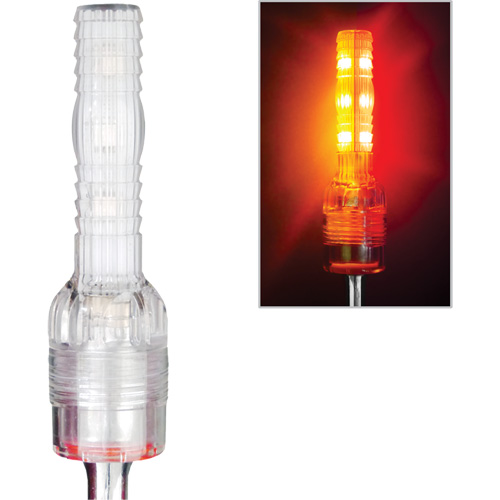 Tiges de s&eacute;curit&eacute; avec lumi&egrave;re DEL tr&egrave;s visibles Safety Whip Southpoint Industrial Supply