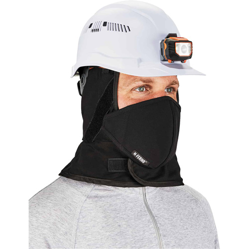 N-Ferno&reg; Winter Hard Hat Liner with Mouthpiece, Fleece Lining, One Size, Black Southpoint Industrial Supply