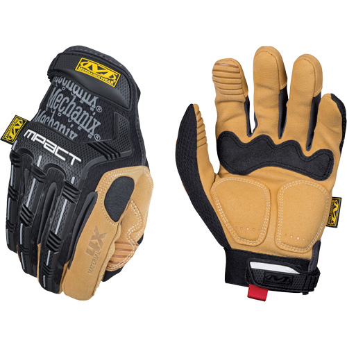 Material4X&reg; M-Pact&reg; Impact Gloves, 9, Synthetic Palm, Hook & Loop Cuff Southpoint Industrial Supply