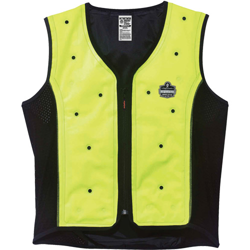 Gilet de refroidissement &agrave; sec Chill-Its 6685, 4T-Grand, Jaune lime haute visibilit&eacute; Southpoint Industrial Supply