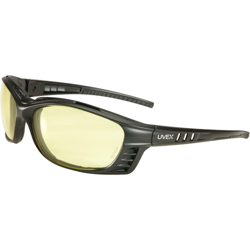 Uvex&reg; Livewire Safety Glasses with HydroShield Lenses, Amber Lens, Anti-Fog, ANSI Z87+/Meets/Exceeds CSA Z94.3 Southpoint Industrial Supply