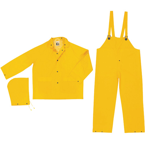Ensemble imperm&eacute;able de s&eacute;rie classique avec limite dinflammabilit&eacute;, Grand, Jaune Southpoint Industrial Supply