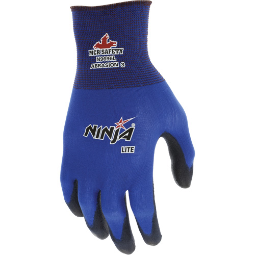 Gants enduits Lite Ninja, Grand, R&ecirc;vetement Polyur&eacute;thane, Calibre 18, Enveloppe en Nylon Southpoint Industrial Supply