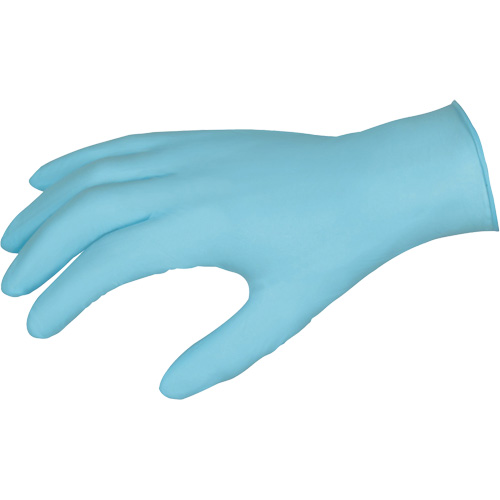 Gants jetables DuraShield, Grand, Nitrile, 3 mils, Sans poudre, Bleu Southpoint Industrial Supply