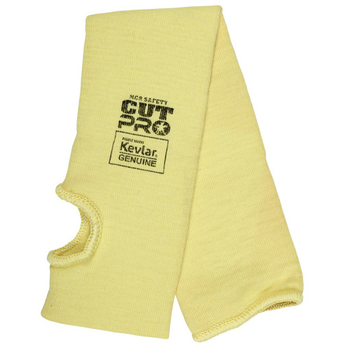 Safety Cut Pro Cut Resistant Sleeve, Kevlar&reg;, 18", ASTM ANSI Level A3, Yellow Southpoint Industrial Supply