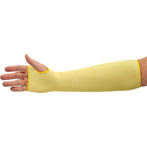 KleenGuard G60 Cut Resistant Sleeve, Kevlar&reg;, 18", ASTM ANSI Level A2/EN 388 Level 2, Yellow Southpoint Industrial Supply
