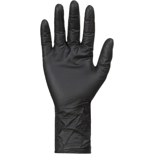 Gants jetables KeepKleen, Petit, Nitrile, 8 mils, Sans poudre, Noir Southpoint Industrial Supply