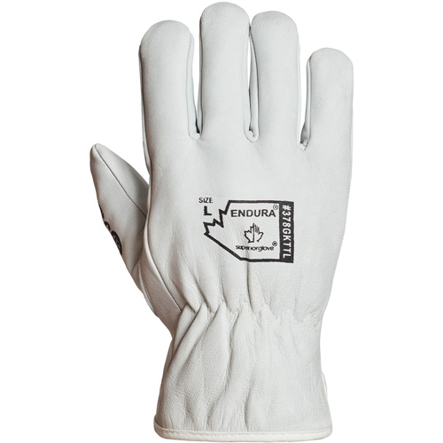 Gants de conducteur doubl&eacute;s pour l'hiver Endura, T-Grand, Paume en Cuir fleur de ch&egrave;vre, Thinsulate Southpoint Industrial Supply
