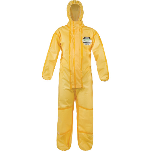ChemMax&reg; 1 Coveralls, Polyethylene/Polypropylene, 4X-Large, Yellow Southpoint Industrial Supply