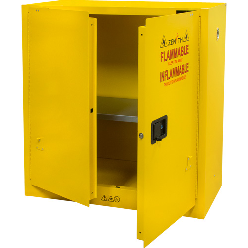 Armoire pour produits inflammables, 30 gal., 2 Porte(s), 43" La x 44" h x 18" p Southpoint Industrial Supply