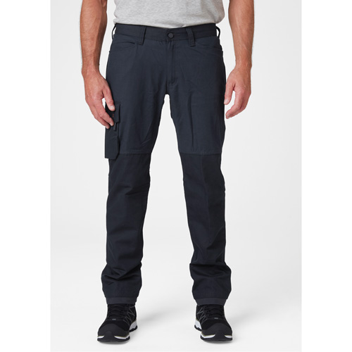 Oxford Service Pants, Poly-Cotton, Navy Blue, Size 30, 30 Inseam Southpoint Industrial Supply