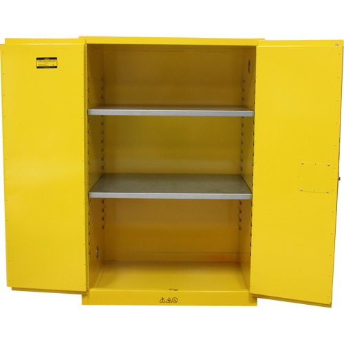 Armoire pour produits inflammables, 90 gal., 2 Porte(s), 43" La x 66" h x 34" p Southpoint Industrial Supply