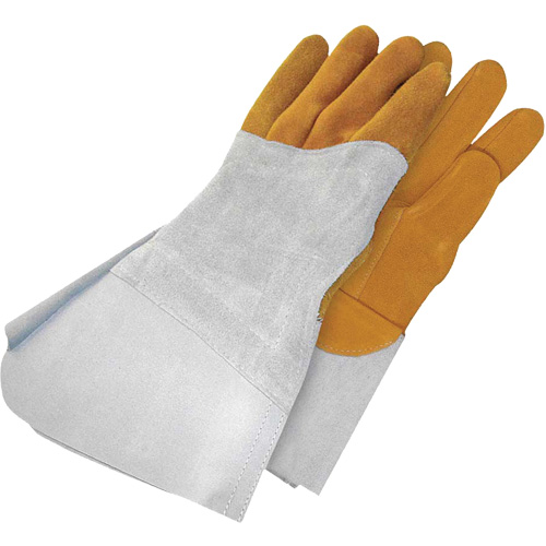 Gants de soudage &agrave; l'arc TIG en cuir de daim retourn&eacute; Gander Brand, Cuir fleur de daim, Taille 13 Southpoint Industrial Supply